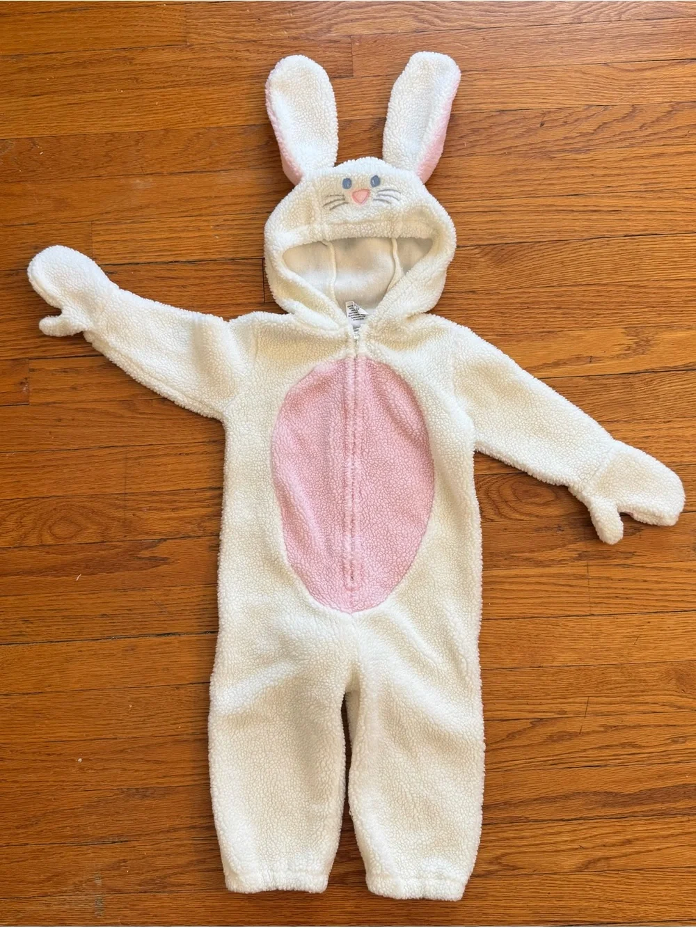 Old Navy Toddler Bunny Halloween Costume 12–24 Months Sherpa One Piece
